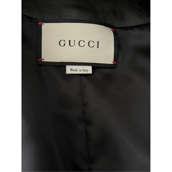 GUCCI LEATHER DRESS - Picture 6 of 8